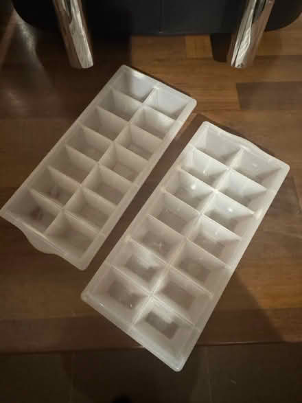Photo of free Clear, plastic ice cube tray x2 (Woodside SE25) #1