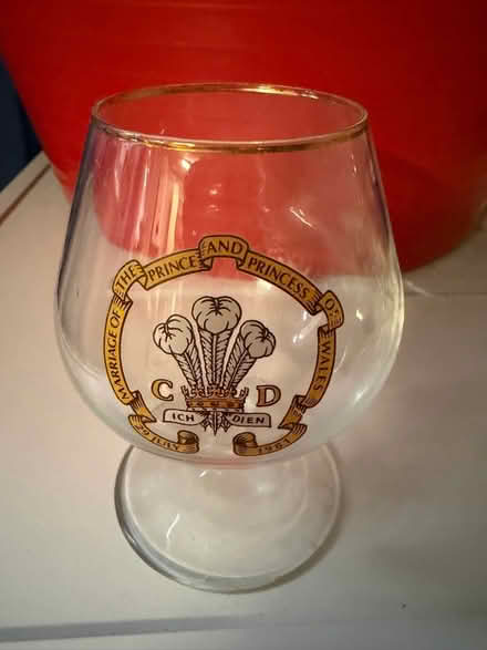 Photo of free 1981 Charles & Diana Glass (Westbury BA13) #1