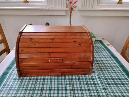 Photo of free Wooden bread bin -kitchen item (Monkstown, County Dublin) #1