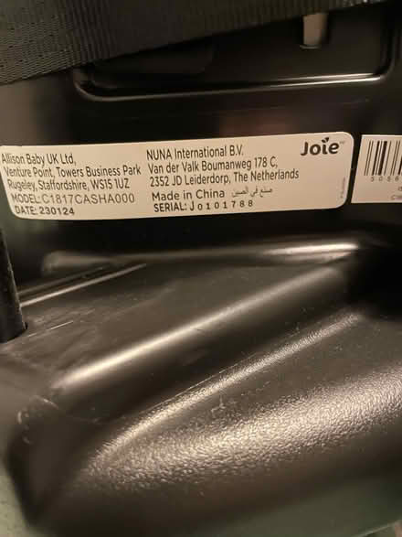 Photo of free Iso Fix Childs car seat (Droitwich WR9) #3