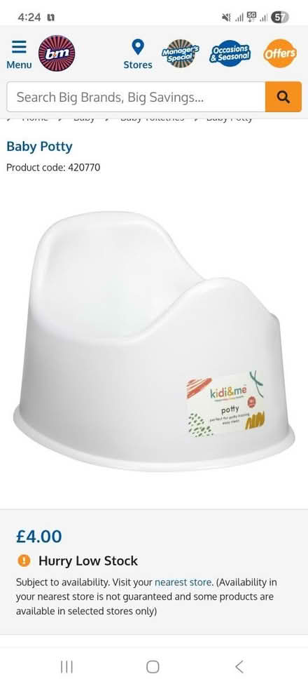 Photo of free Potty pot (Tw4 7es) #3