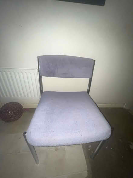 Photo of free Purple fluffy chair (Frog Island LE3) #1