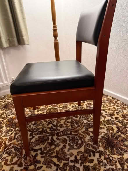 Photo of free Wooden padded chair (CV34 Emscote) #3