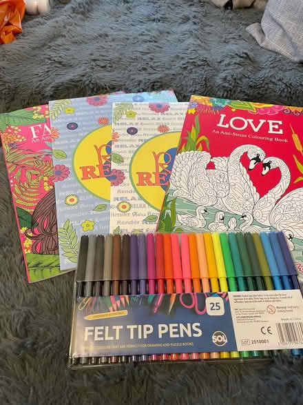 Photo of free 4 colouring books n pens (Wandsworth SW18) #1