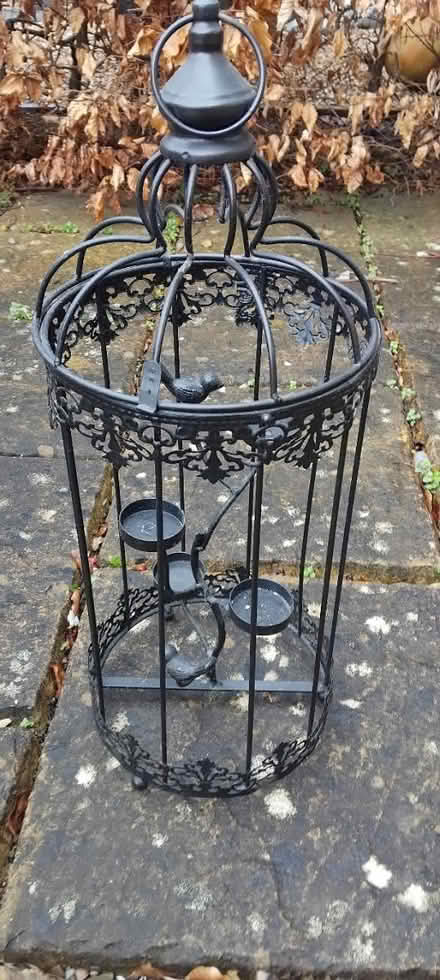 Photo of free Metal bird cage tea light holder (Stevenage SG2) #1