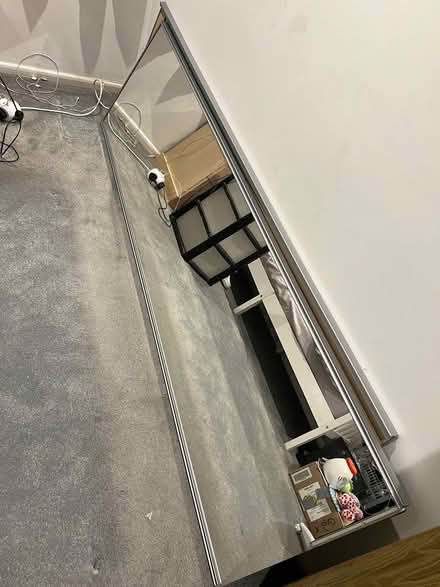 Photo of free Mirrored Sliding Wardrobe Doors (DA1) #3