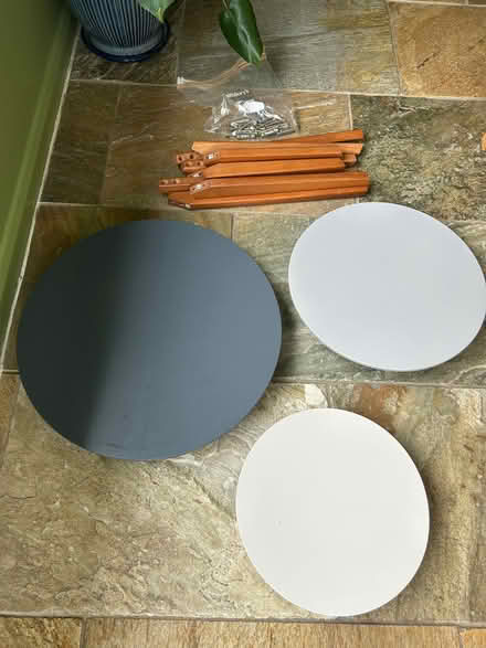 Photo of free Three nesting tables (disassembled) (Acton W5) #1