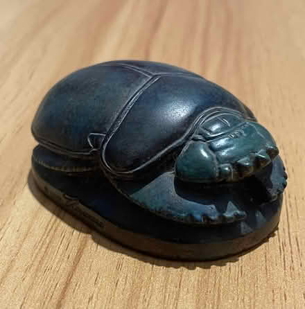 Photo of free Egyptian Scarab Beetle Ornament/paperweight (Chorley PR6) #1