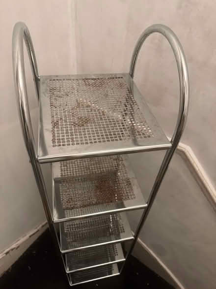 Photo of free Tall Metal Shelving Unit (Woodside SE25) #2