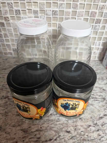 Photo of free 4 empty glass jars (Sunnyvale - Homestead/Mary) #1