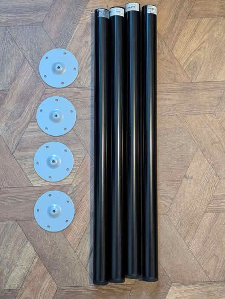 Photo of free Four IKEA Adil Black metal legs (Lawrence Weston BS11) #1