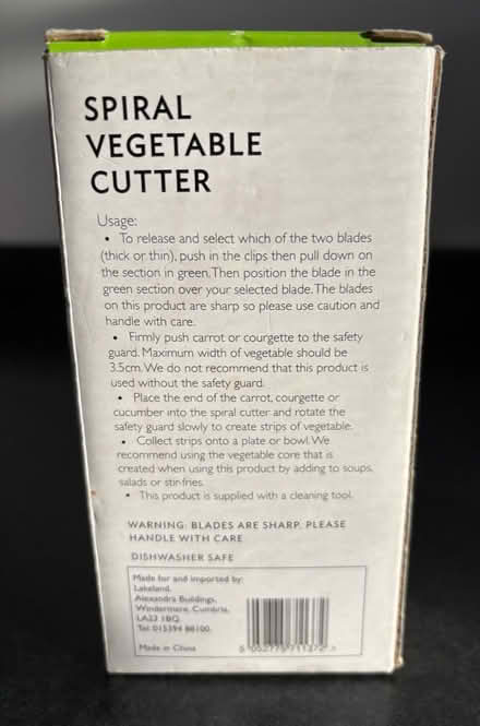 Photo of free Spiral Vegetable Cutter (Wigston Magna LE18) #4
