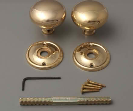 Photo of Brass door knobs (University Area RG6) #2