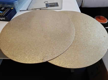 Photo of free 2x Placemats gold colour (Winchmore Hill N21) #1