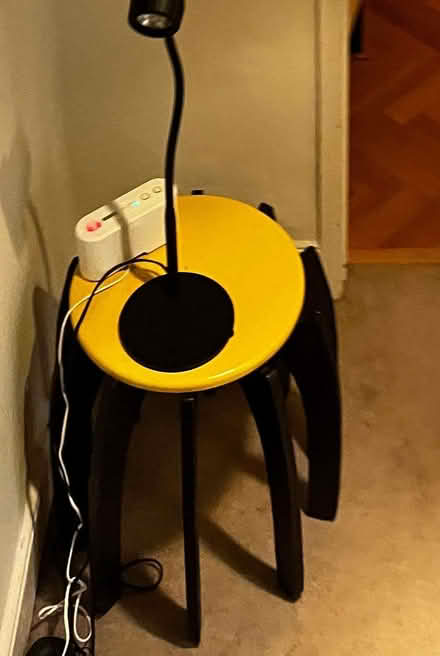 Photo of free yellow side table (Holland Park W11) #1