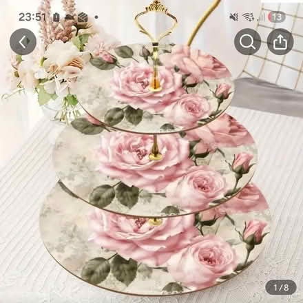 Photo of 3 tier floral cake stands (Bolton le Sands LA5) #1