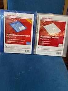 Photo of free 45 Document Wallets A5 (CO16) #1