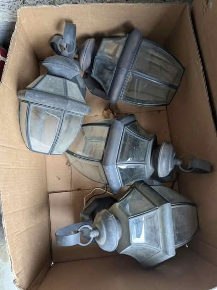 Photo of free Outdoor lights - 3 & 1 smaller (141 & Big Bend, Valley Park) #1