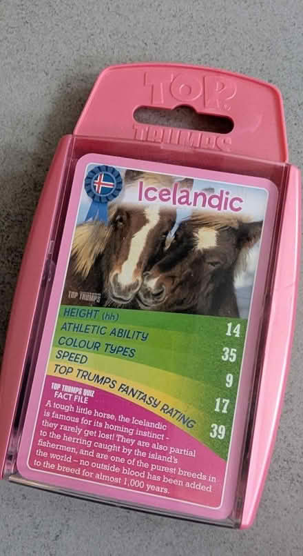 Photo of free Top Trumps - Icelandic horses (St Albans AL1) #1