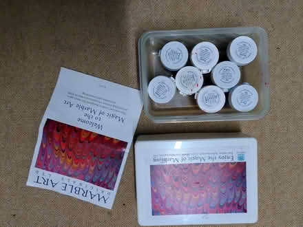 Photo of free Craft kit - for marbling paper (Whitehill EH22) #1