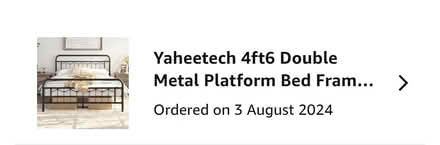 Photo of free Double bed frame (Levenshulme M19) #2