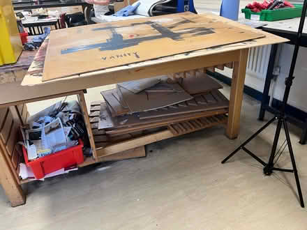 Photo of free Huge wooden art bench (Dronfield S18) #2