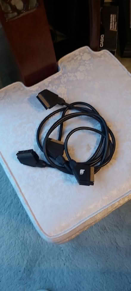 Photo of free Scart leads x 2 (Heaton Chapel SK4) #1