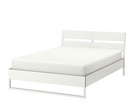 Photo of free Bed frame, double, white (Shenfield CM15) #1