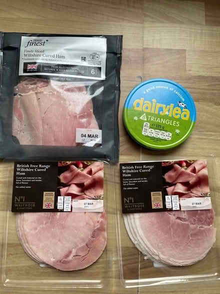 Photo of free Ham and cheese triangles (Mitcham CR4) #1