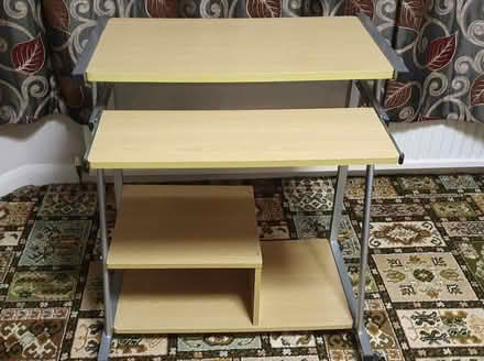 Photo of free Computer Desk with wheels (Rhyl LL18) #2