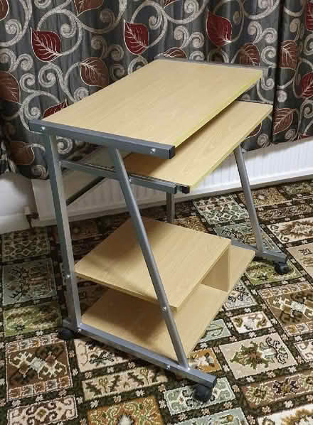 Photo of free Computer Desk with wheels (Rhyl LL18) #1