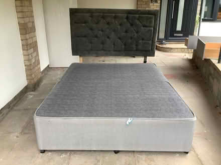 Photo of free King size mattress base with headboard (Wilmslow SK9) #1