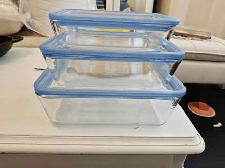 Photo of free Pyrex glass containers, set of 3 (Winchmore Hill N21) #3