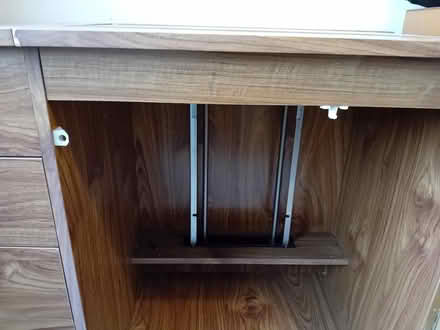 Photo of free Wooden sewing machine table (Brookhouse) #4