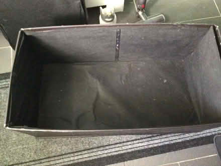 Photo of free Large Faux Leather Ottoman - Black (Twerton) #2