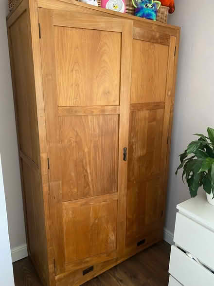 Photo of free Wooden wardrobe (Emscote Mill CV34) #1