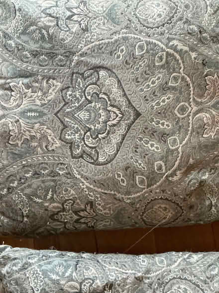 Photo of free 3 large Marks & Spencer Grey Blue cushions with infills (BT10) #3