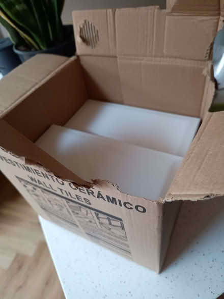 Photo of free White bevelled tiles (Nether Edge S7) #1