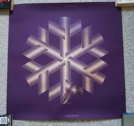 Photo of free Purple Foil Poster (Prospect Hts) #1