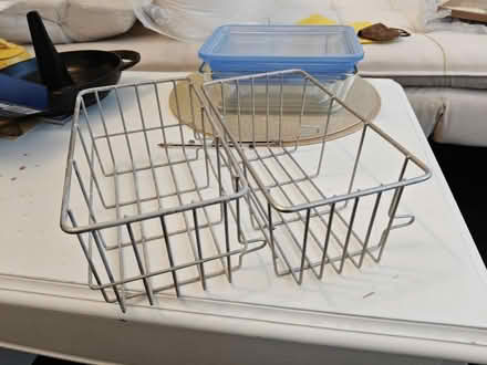 Photo of free 2x metal shower baskets (Winchmore Hill N21) #2