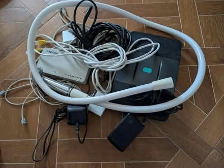 Photo of free Router Cables Adaptor etc (Holland Park W11) #2