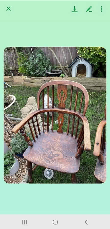 Photo of free Chairs (Harold wood Rm3 0gd) #3