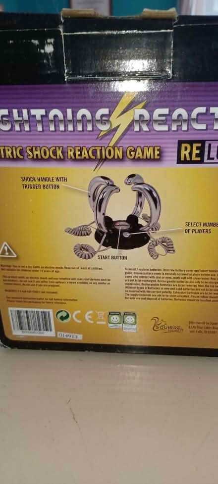 Photo of free Electric shock lighting reaction (Woburn near the center) #2