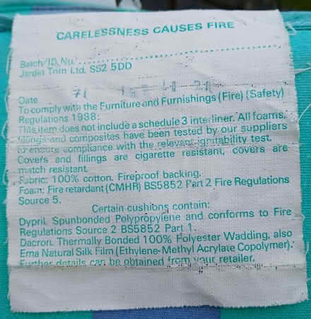 Photo of free Square outdoor chair cushions (West Bridgford NG2) #2