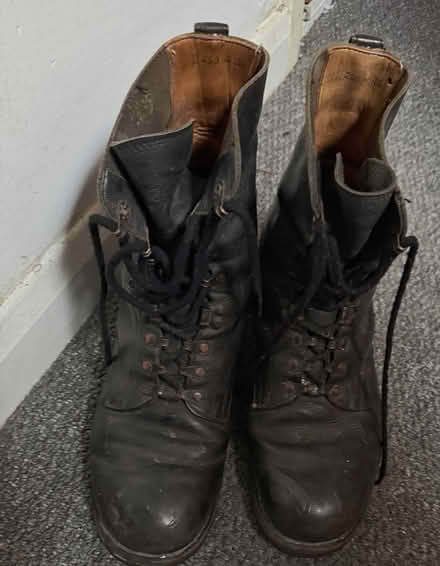 Photo of free Pair of worn but wearable Army Boots Size 11 (Southsea PO5) #1
