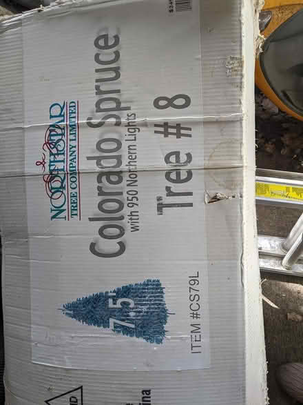 Photo of free 7.5' fake Christmas tree (South Berkeley/North Oakland) #3