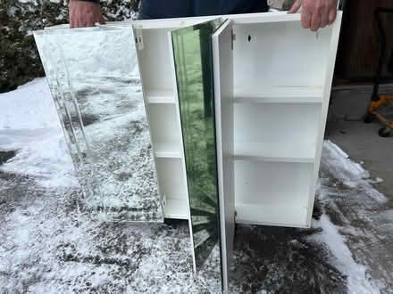 Photo of free Mirrored medicine cabinet (Crystal Beach) #3