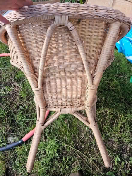 Photo of free Wicker chair (Mortimers Cross HR6) #3