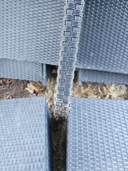 Photo of free Glass top garden table, chairs and stools (Mortimers Cross HR6) #3