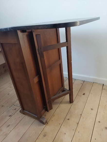 Photo of free Solid wood drop leaf table small size great condition (Seaford BN25) #2